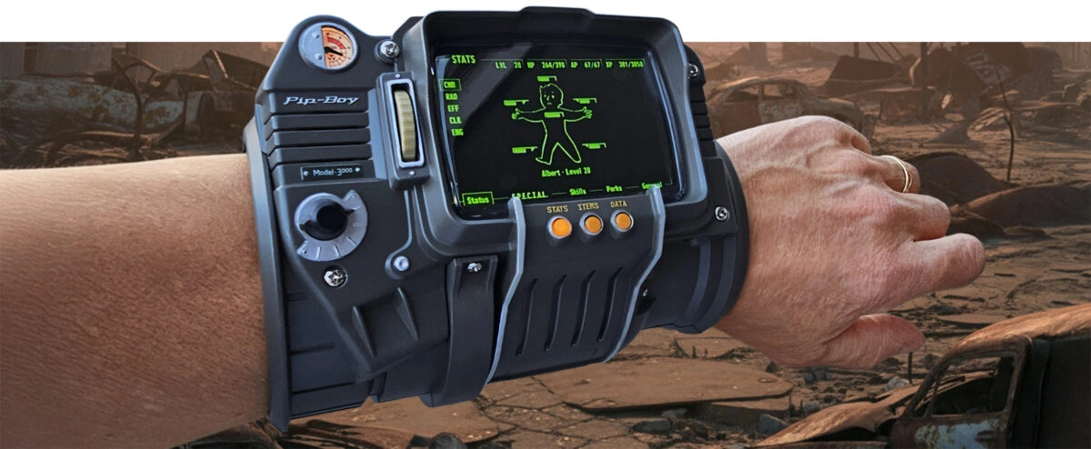 Fallout Pip-Boy 3000 Replica Funktionsfähiges Wearable mit animiertem Display ab 22. November