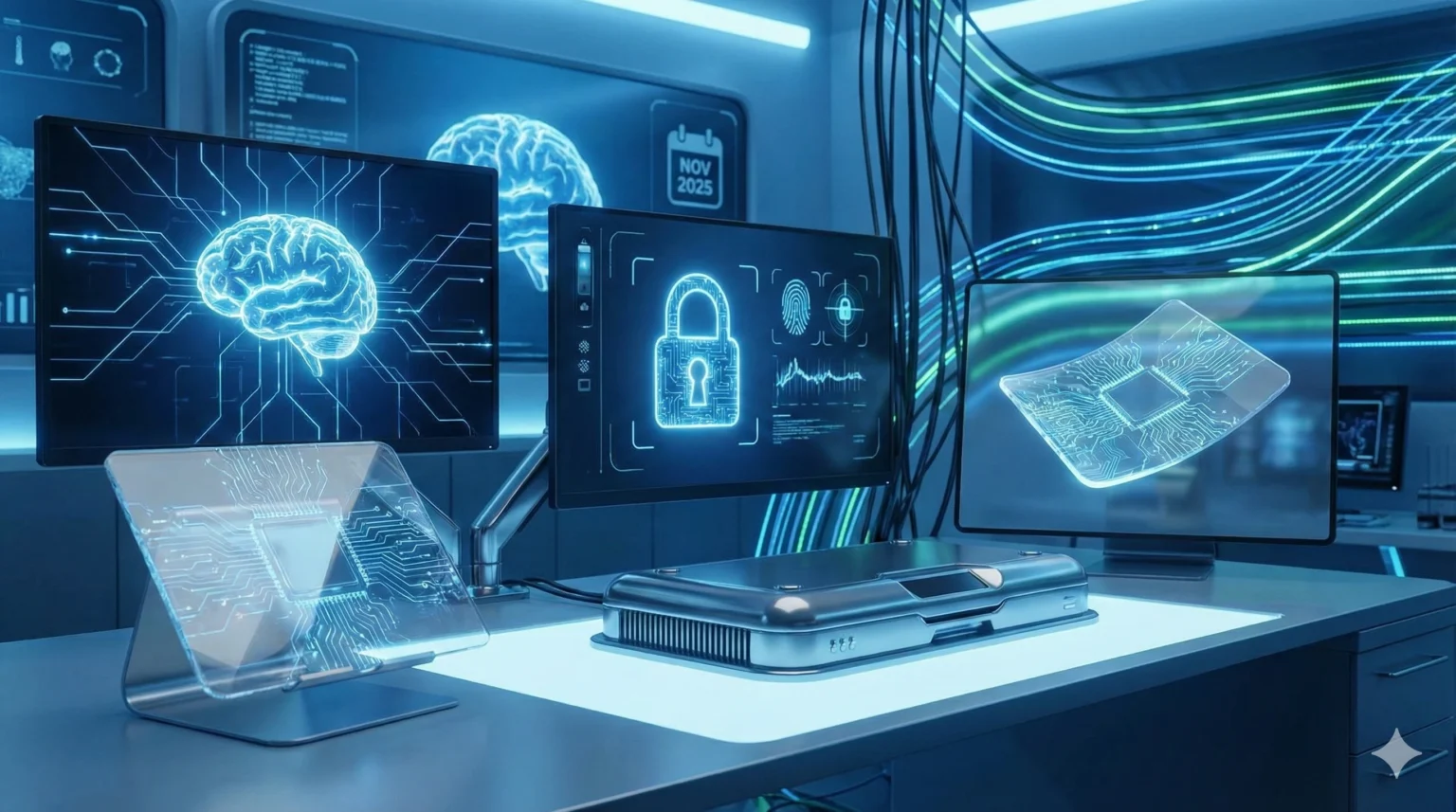 Heise+ Update November 2025 Die wichtigsten Tech-Trends – KI, Sicherheit, neue Hardware-Innovationen