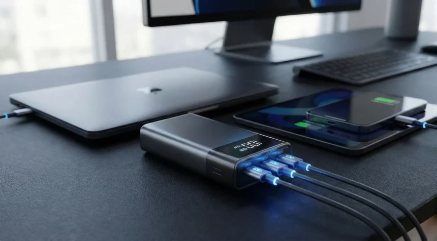 Power Banks mit 100W Ultra-Fast-Charging: Triple USB-C für Laptop und Multi-Device-Laden gleichzeitig