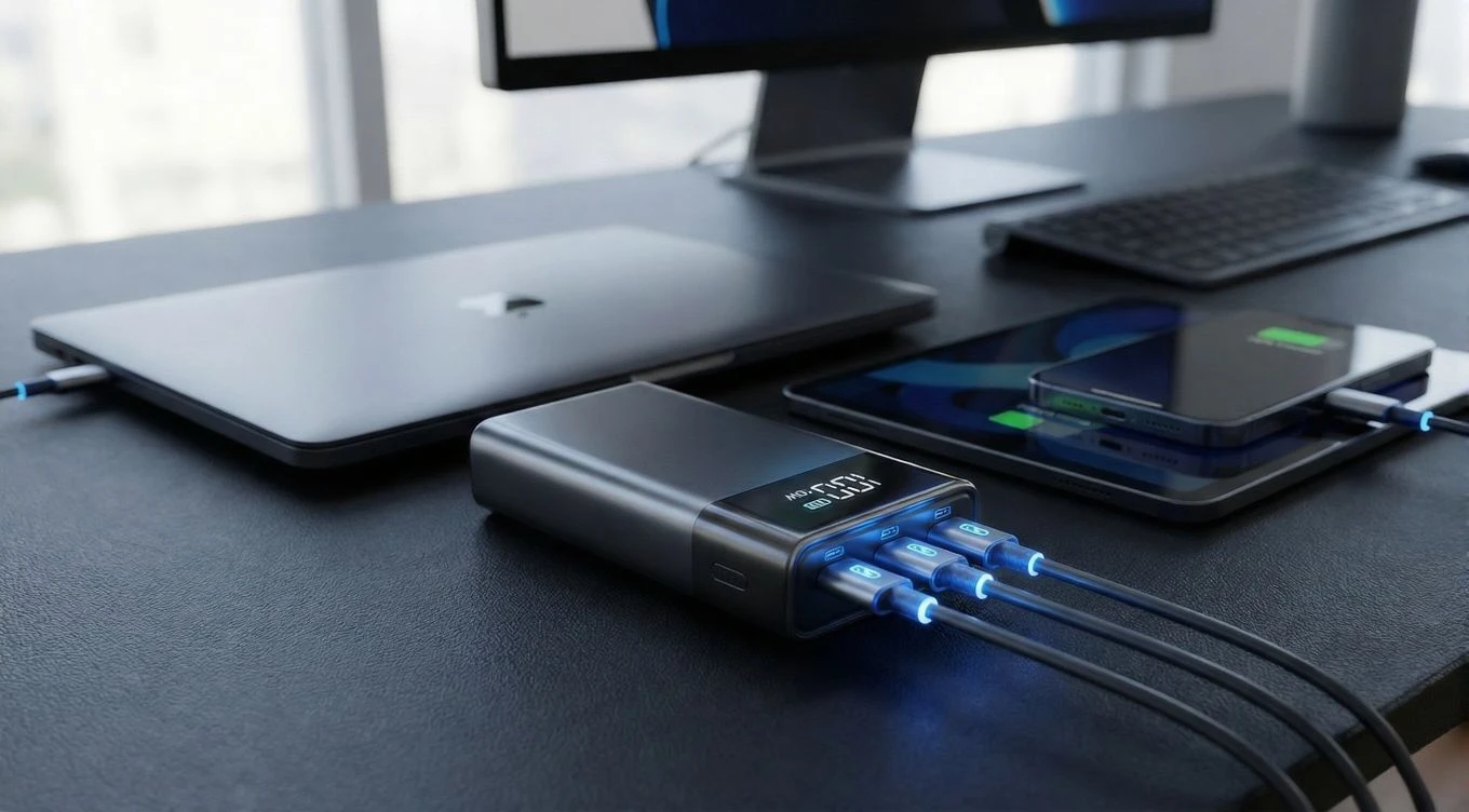 Power Banks mit 100W Ultra-Fast-Charging: Triple USB-C für Laptop und Multi-Device-Laden gleichzeitig